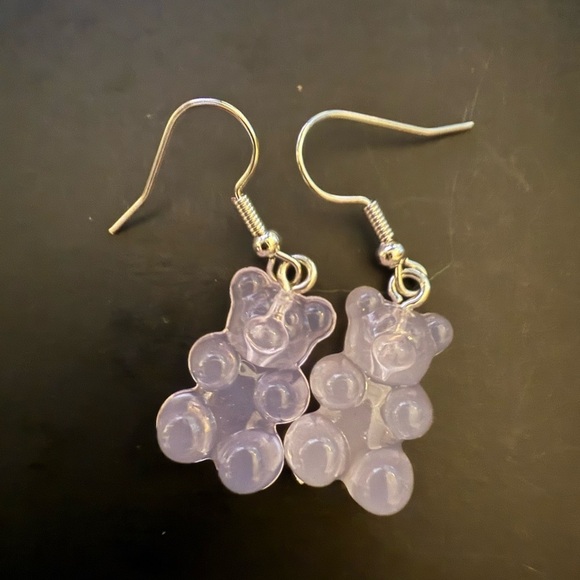 Betsey Johnson Jewelry - *BOGO* Purple Gummy Bear Earrings
